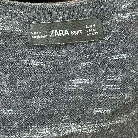 Zara Side Slit Long Sleeve Tunic Top - Picture 10 of 12